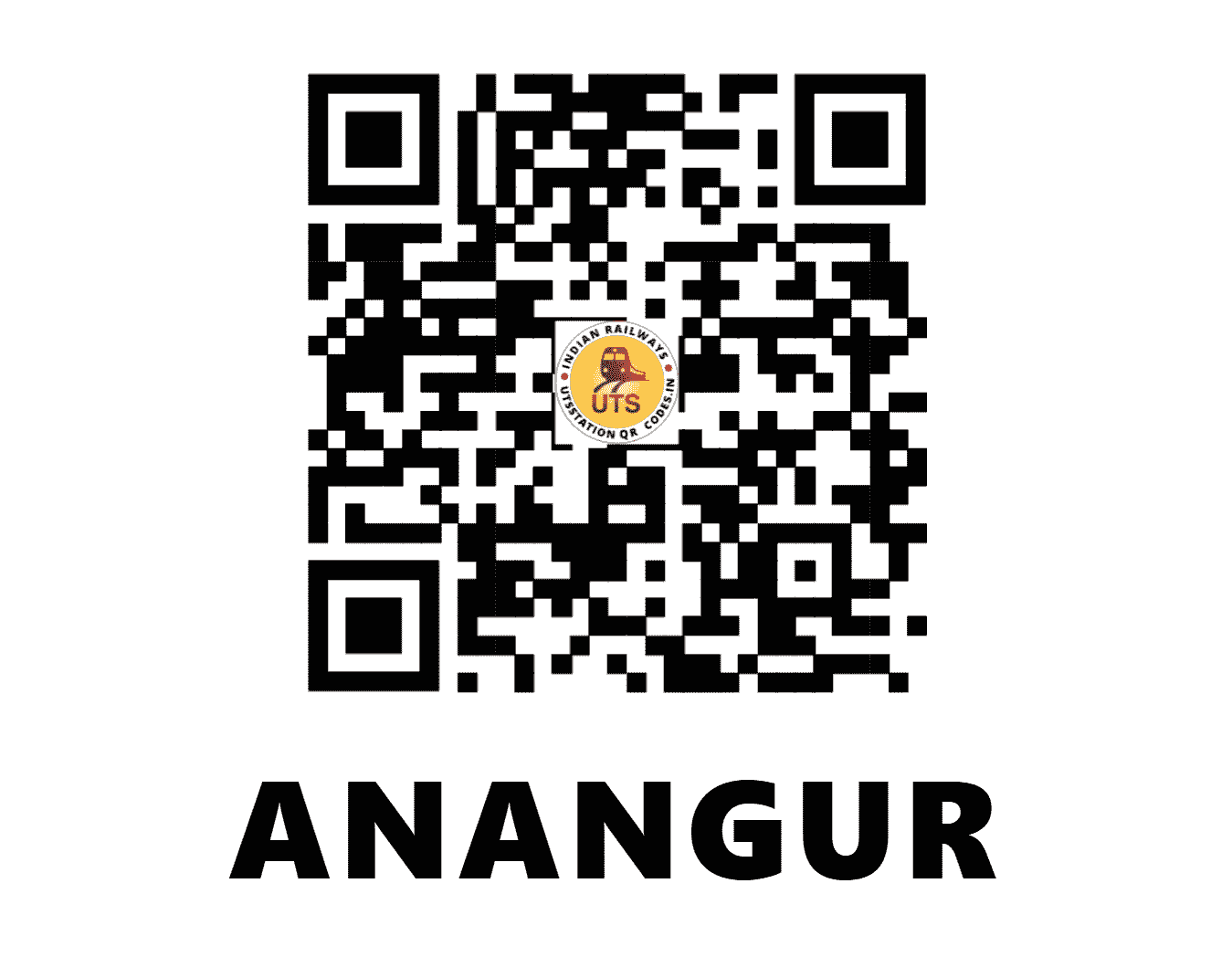UTS QR Code for ANANGUR - ANU - SR (TAMIL NADU)